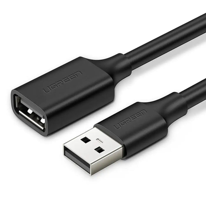 Ugreen USB (male) - USB (female) 2.0 extension cable 480Mb/s 1.5m black (US103) - Cell phone cables<<<HurtelXML