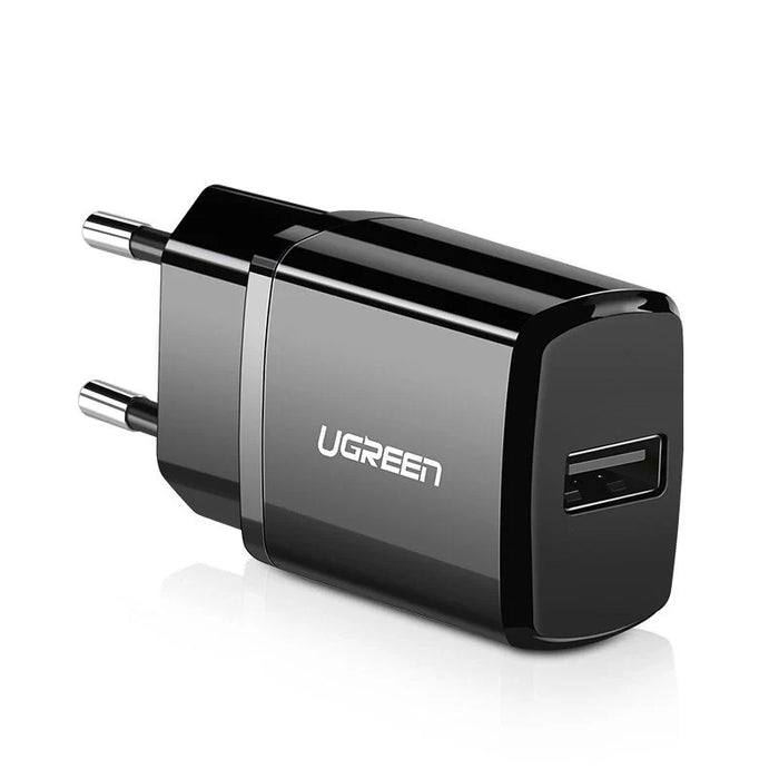 Ugreen USB wall charger 2.1A black (50459) - Cell phone USB charger<<<HurtelXML&&&USB зарядни и кабели<<<Електроника