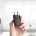 Ugreen USB wall charger 2.1A black (50459) - Cell phone USB charger<<<HurtelXML&&&USB зарядни и кабели<<<Електроника