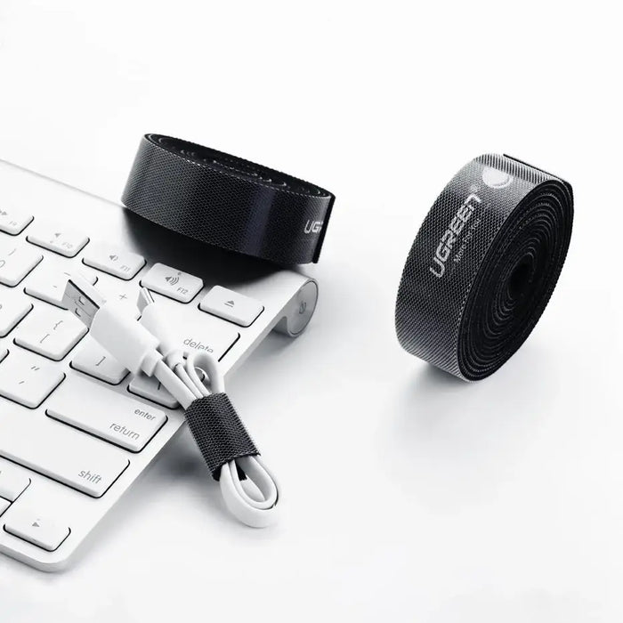 Ugreen velcro tape velcro cable organizer 2m black (40354) - Cable organizers<<<HurtelXML