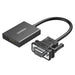 Ugreen VGA (Male) to HDMI (Female) Adapter Cable 0.15m Black (CM513) - Video adapters<<<HurtelXML&&&Exhibition