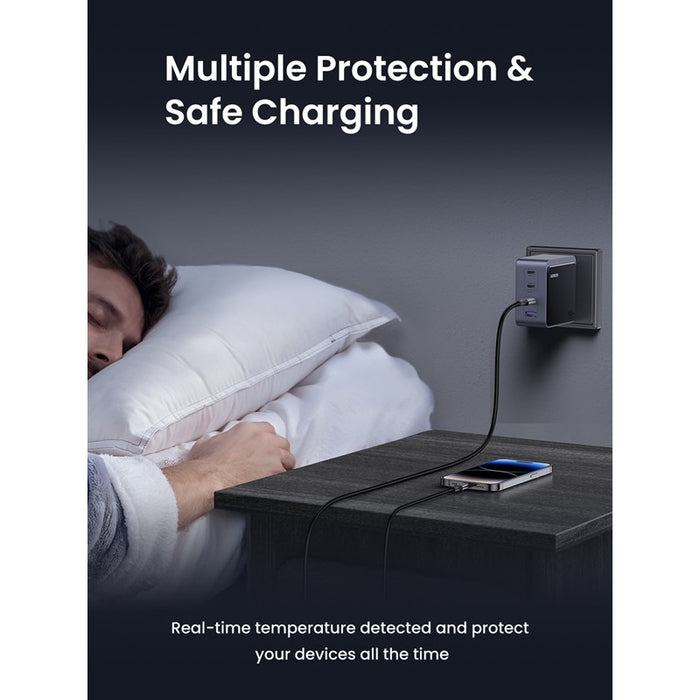 CHARGER 220V 3xUSB-C,1xUSB A,GaN,100W, X565 UGREEN