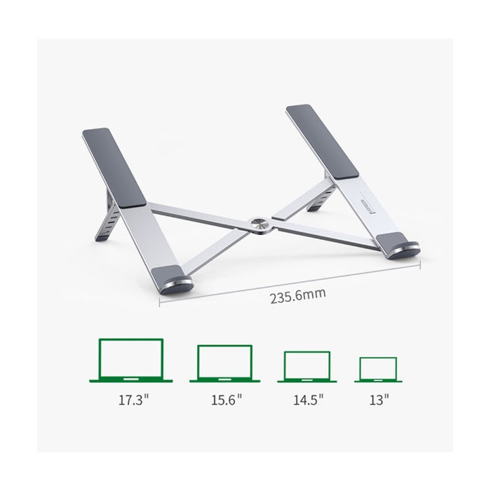 Foldable adjustable laptop stand Ugreen silver (LP451)