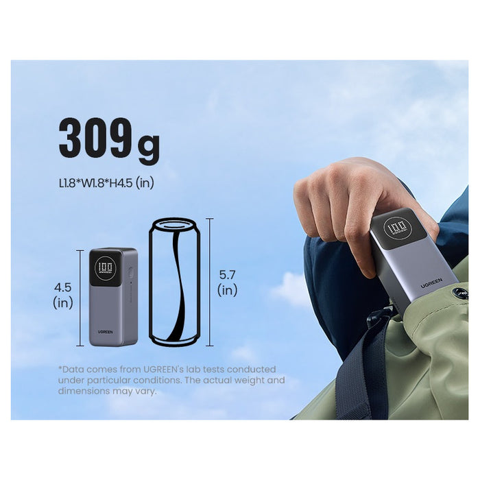 EXTERNAL BATTERY PB724 POWER BANK 12 000mAh, FAST CHARGE, 100W UGREEN