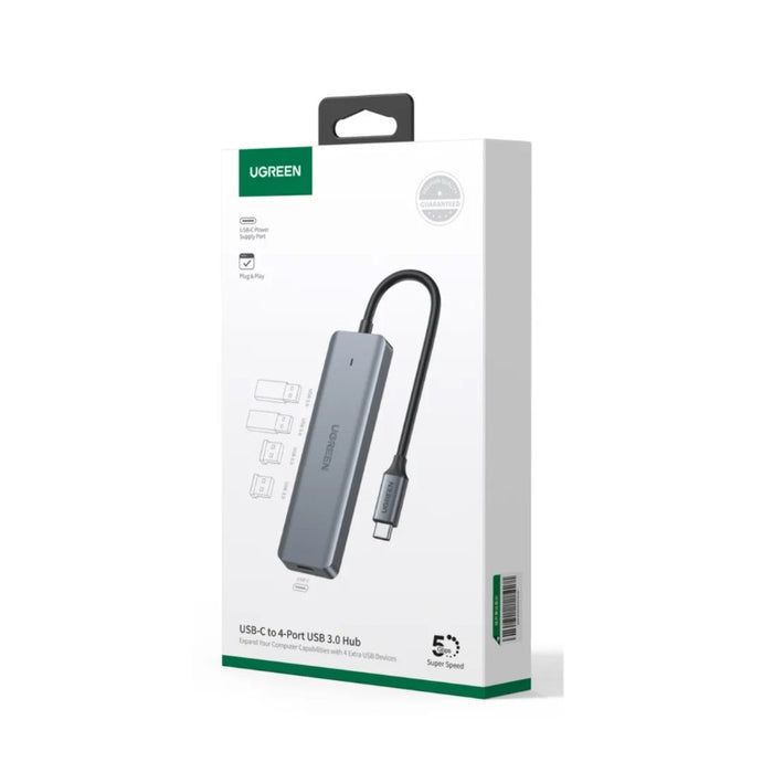 HUB 4xUSB3.0 A,1xUSB-C,INPUT USB-C CM219 UGREEN