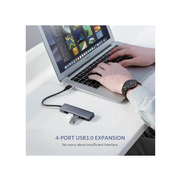 HUB 4xUSB3.0 A 1xUSB-C POWER SUPPLY CM219 UGREEN