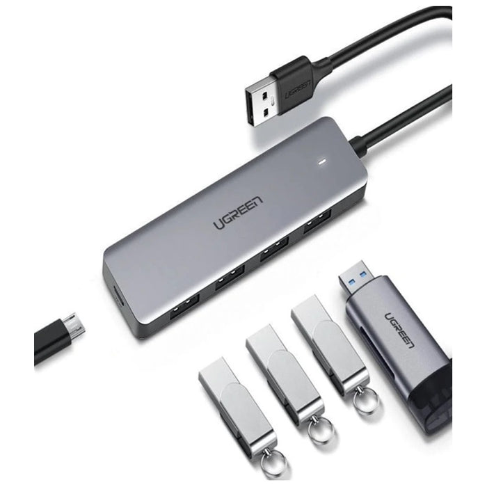 HUB 4xUSB3.0 A 1xUSB-C POWER SUPPLY CM219 UGREEN