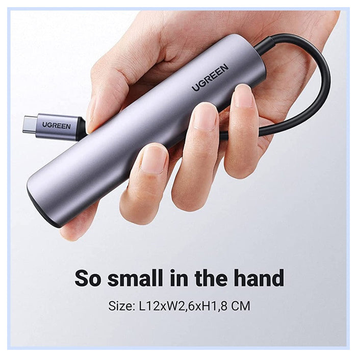 MULTIFUNCTIONAL ADAPTER 5in1 HDMI 4K-60Hz/RJ45 CM418 UGREEN