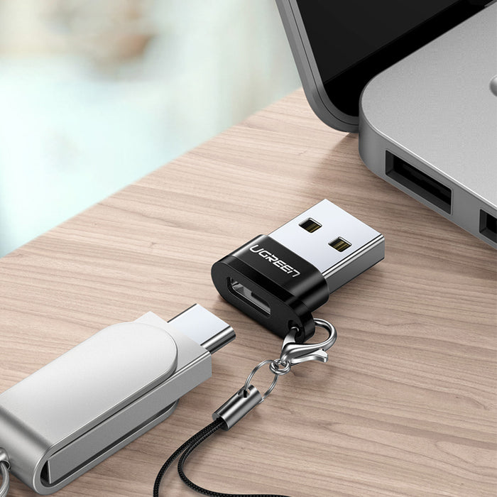 Ugreen US280 50568 USB-C 3.1 (female) / USB-A 2.0 (male) adapter - black