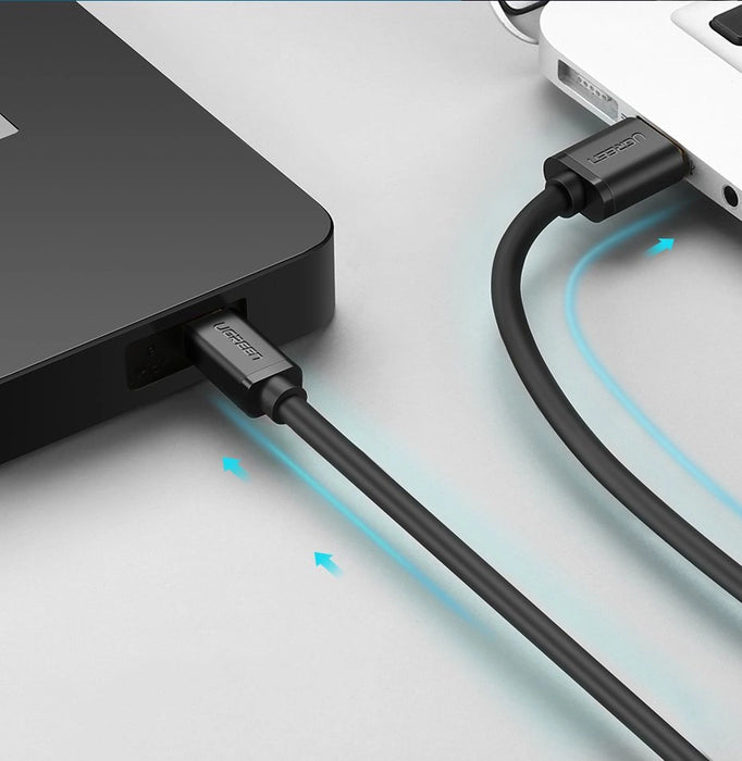 Ugreen cable USB - mini USB 480 Mbps 1 m black (US132 10355)