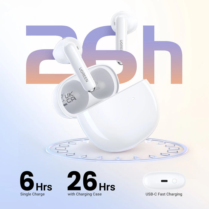 Ugreen HiTune H5 WS201 TWS wireless headphones - white