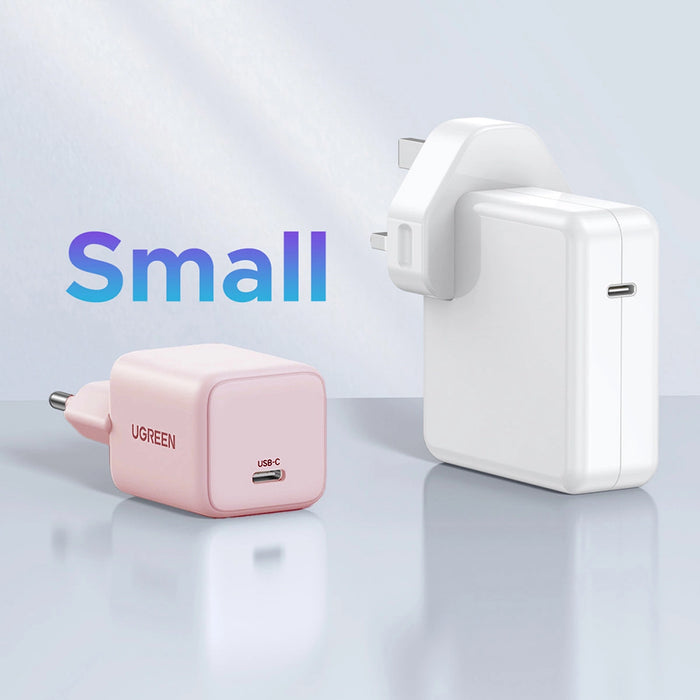 Ugreen X512 20W GaN 1x USB-C Wall Charger - Pink