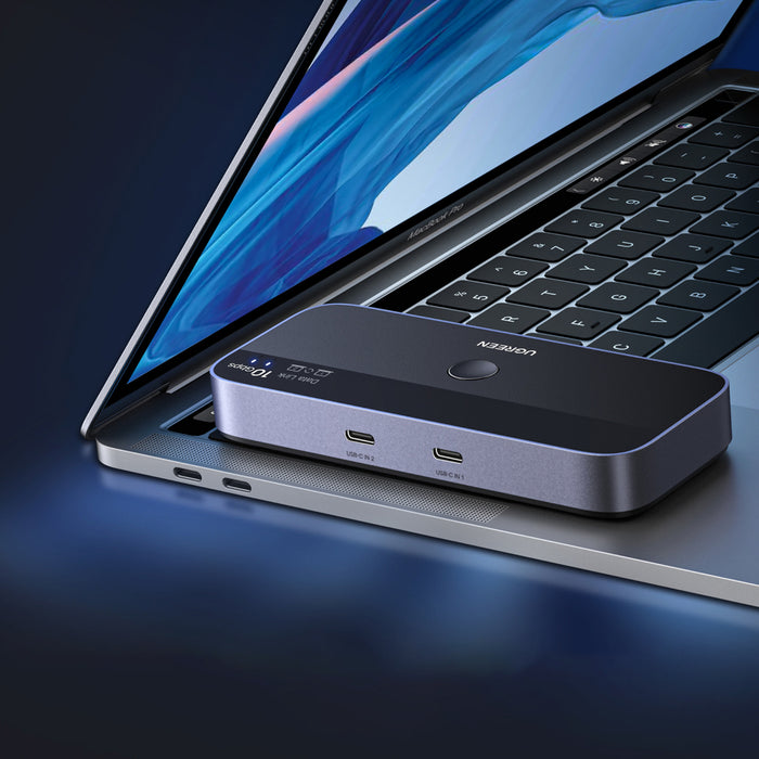 Ugreen switch USB-C USB-A 10Gb/s - gray