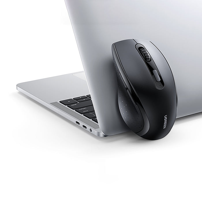 Ugreen Wireless Ergonomic Optical Mouse - Black