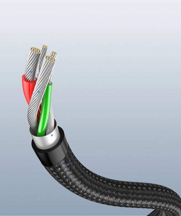 Ugreen US284 50941 USB-A (straight) / USB-C (angled) 3A Cable 1m - Gray