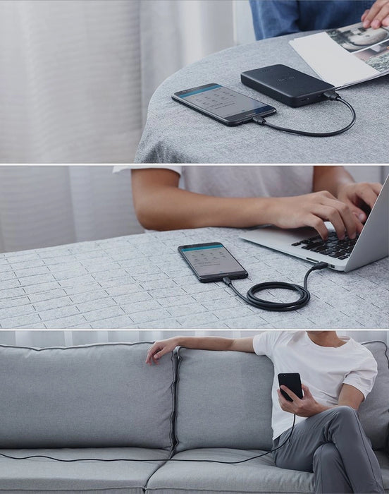 Ugreen US289 60136 micro USB / USB-A cable 1m - black