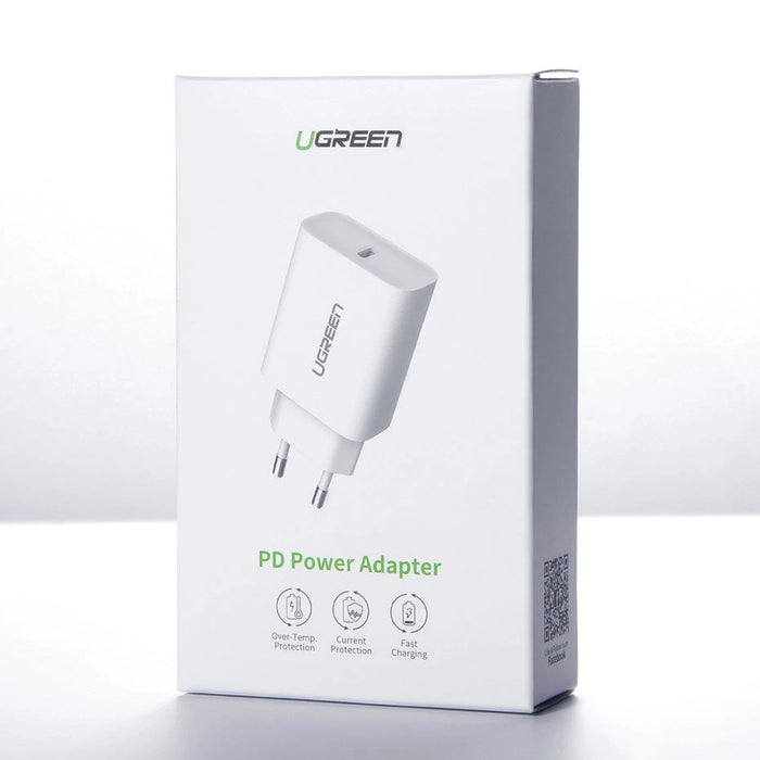 Ugreen USB charger Power Delivery 3.0 Quick Charge 4.0+ 20W 3A white (60450)
