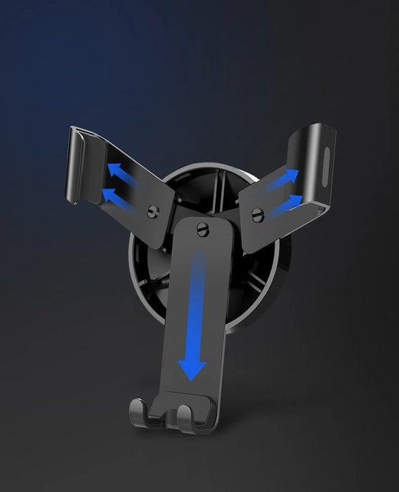 Ugreen LP130 40907 gravity phone holder for car air vent - silver