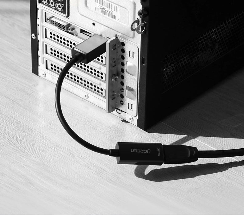 Ugreen Cable Cable from DisplayPort (Male) to HDMI (Female) (Unidirectional) 1080P 60Hz 12bit Black (40362)