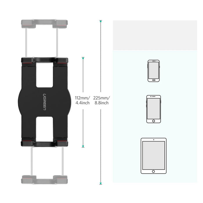 Ugreen Folding Arm Desk Table Tripod Holder for Phone Tablet Black/Grey (50394)
