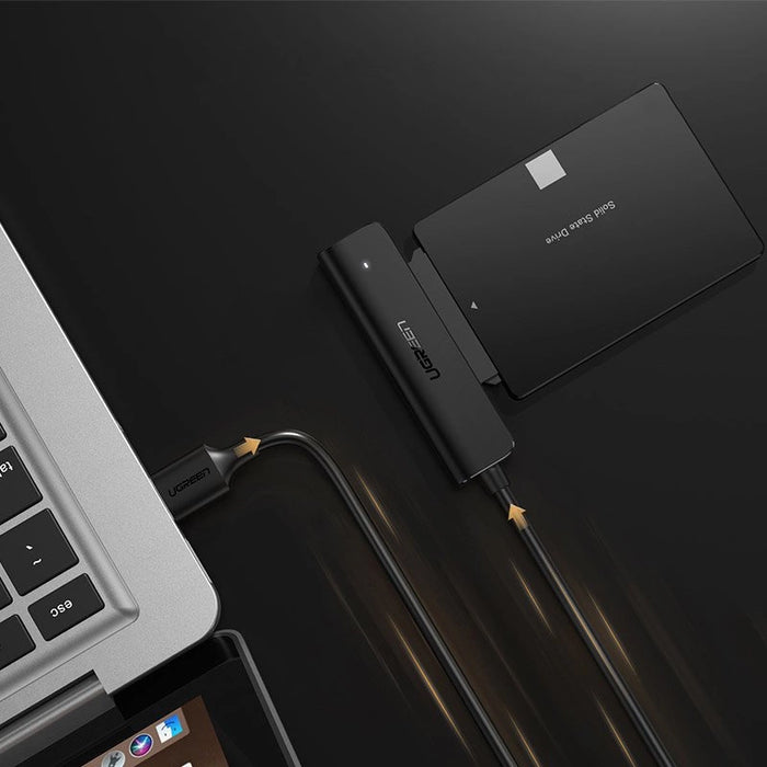 Ugreen adapter HDD SSD 2.5'' SATA III 3.0 - USB 3.2 Gen 1 (USB 5 Gbps) black (70609 CM321)