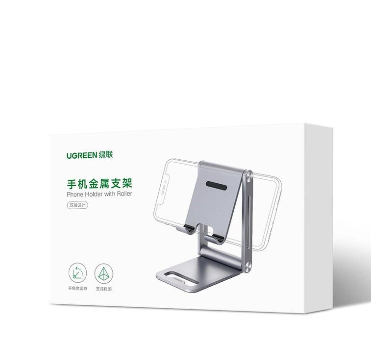 Ugreen metal aluminum folding phone holder tablet gray (LP263 80708)