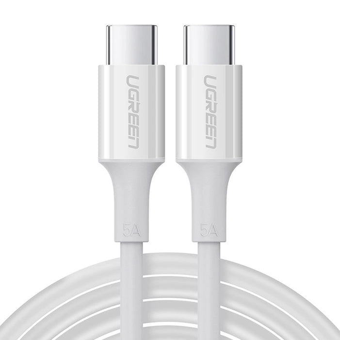Ugreen US300 USB-C - USB-C PD QC FCP cable 100W 5A 480Mb/s 2m - white