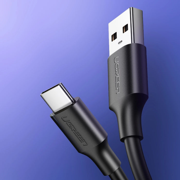 Ugreen US287 60114 USB-A / USB-C 3A cable 0.25m - black