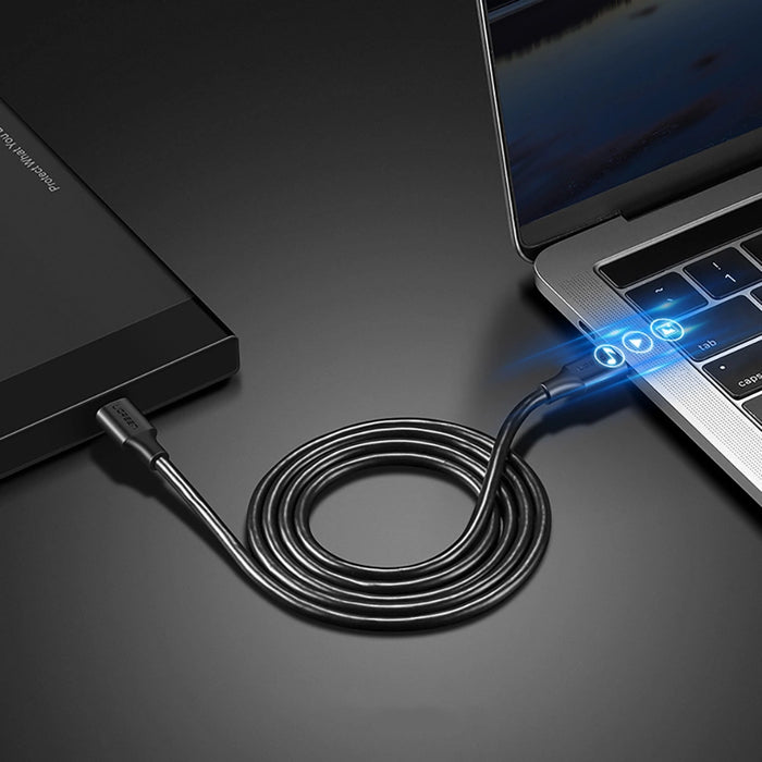 Ugreen US286 USB-C - USB-C PD QC 3A 480Mb/s 1m cable - black