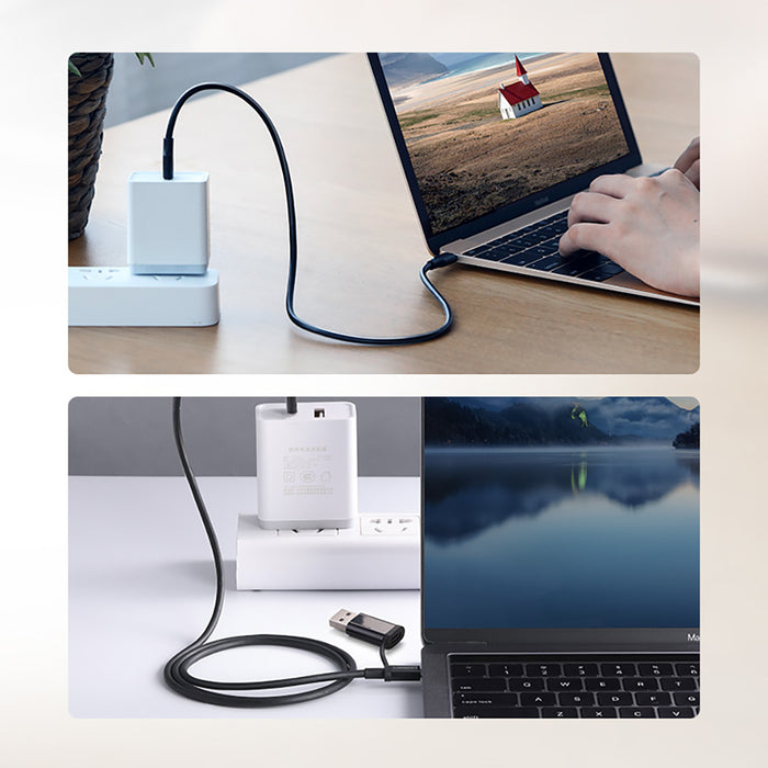 Ugreen US286 USB-C - USB-C PD QC 3A 480Mb/s 2m Cable - Black