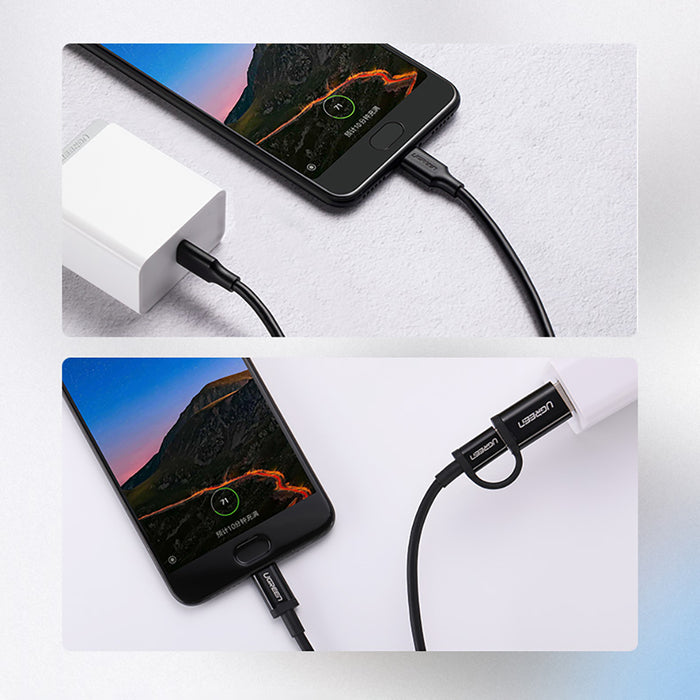 Ugreen US286 USB-C - USB-C 3A 480Mb/s cable 3m - black