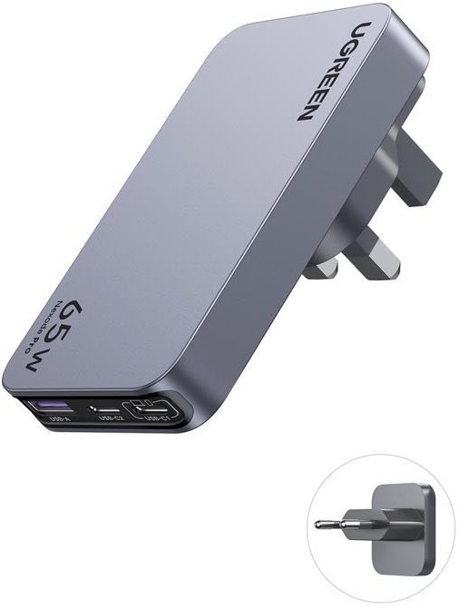 CHARGER 220V 2xUSB-C,1xUSB A,65W,USlim X753 UGREEN