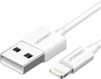 Ugreen US155 20728 USB-A / Lightning MFi 2.4A cable 1m - white