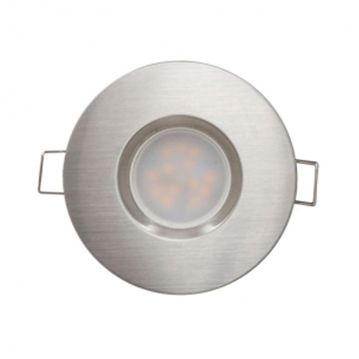 LED MOON CIRCLE 6.5W 520LM 4200K IP44 NICKEL ULTRALUX