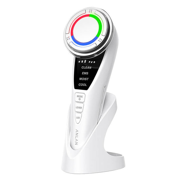 Ultrasonic facial massager with light therapy ANLAN 01-ADRY15-001 - Massagers<<<Facial care devices<<<Health