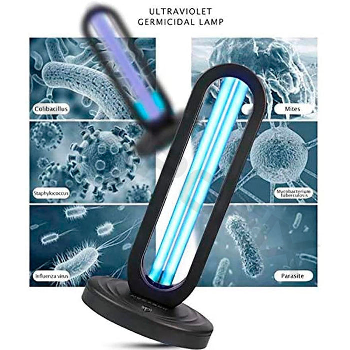 Ultraviolet powerful bactericidal UV lamp Corpofix CV7, Generation of ozone for disinfection, sterilization against viruses and bacteria, remote control and timer