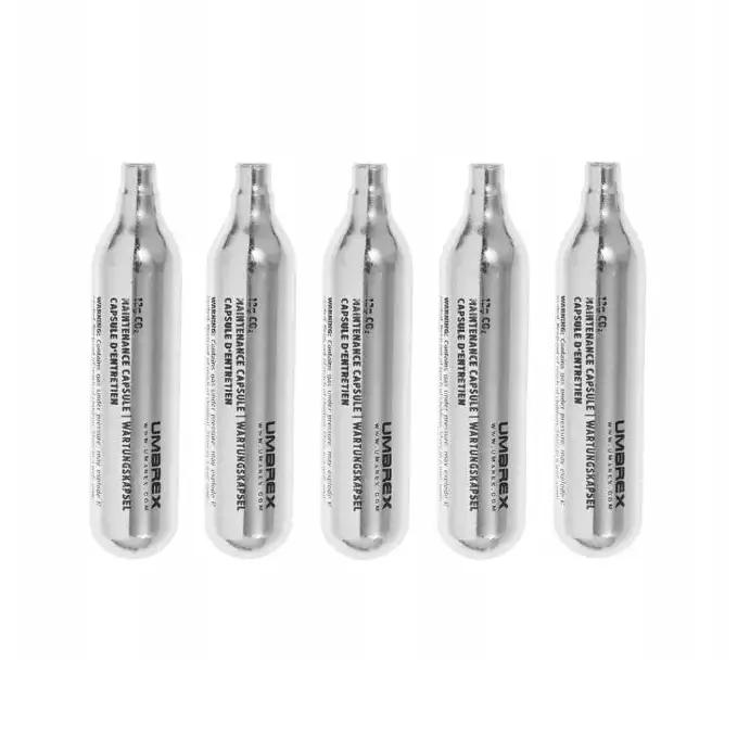 Umarex CO2 capsule 5 pcs. 12g preserving and cleaning - Green Gas CO2 HPASTZ-GCH<<<ShootingSTZ<<<ActionPL