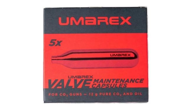 Umarex CO2 capsule 5 pcs. 12g preserving and cleaning