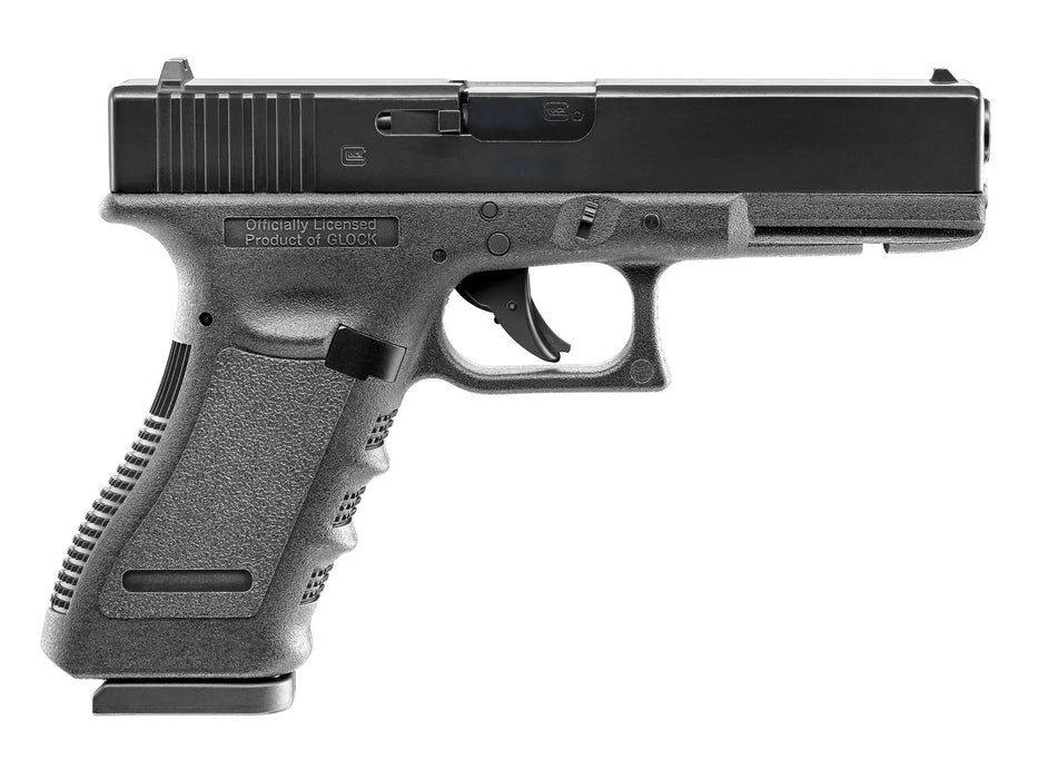 GLOCK 17 4.5 BB/Diabolo 4x8-shot air pistol. BlowBack CO2