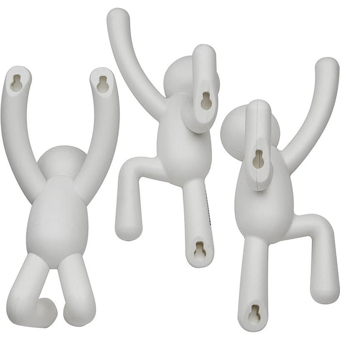 BUDDY WALL HANGER 3PCS WHITE UMBRA