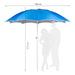UMBRELLA F190CM MUHLER 2117 - Чадъри<<<Чадъри сенници и шатри<<<Градина<<<Praktiker