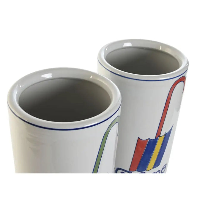 Umbrella stand DKD Home Decor Multicolour Urban 19 x 19 x 44 cm 19 x 19 x 45 cm (2 Units) - Декорация и