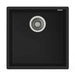 Undercounter Sink TEKA SQUARE 40.40 TG BLACK - Еднокоритни мивки за вграждане<<<Мивки за вграждане<<<Уреди за