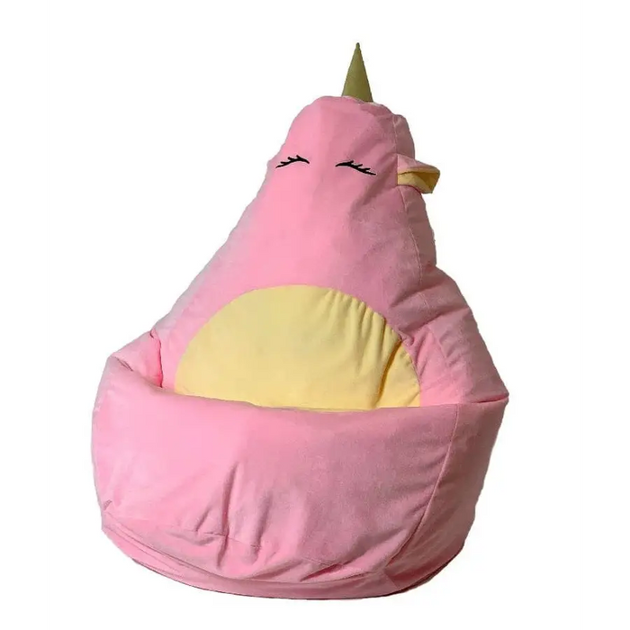 Unicorn pink L 105 x 80 cm Sako bag pouffe - Poufs for children/youthPUF-DZI<<<Poufs and footrestsPUF<<<ActionPL