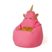Unicorn pink XL 130 x 90 cm Sako bag pouffe - Poufs for children/youthPUF-DZI<<<Poufs and footrestsPUF<<<ActionPL