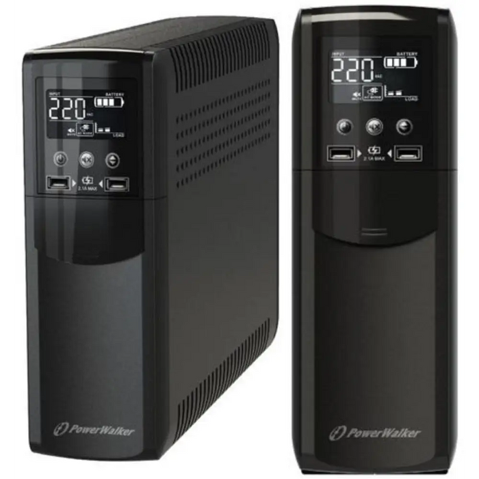Uninterruptible Power Supply System Interactive UPS Power Walker VI 600 CSW FR 360 W - UPSZSI-UPS<<<Emergency power