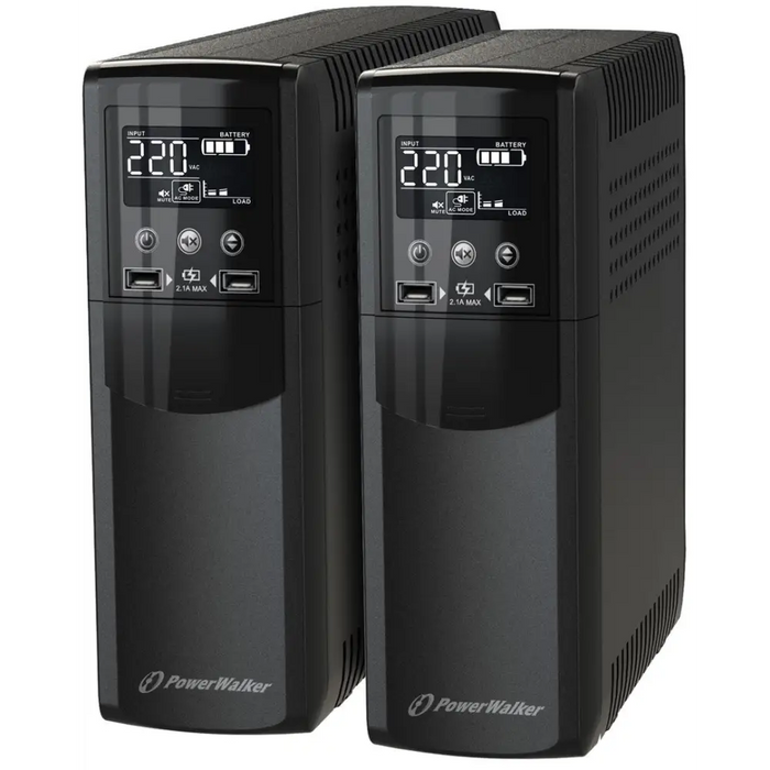 Uninterruptible Power Supply System Interactive UPS Power Walker VI 600 CSW FR 360 W - UPSZSI-UPS<<<Emergency power