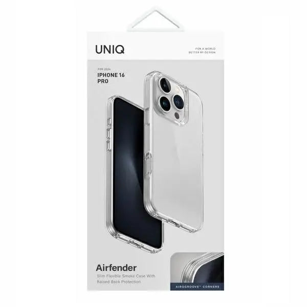 Uniq Air Fender Case for iPhone 16 Pro - Clear - Cell phone cases and covers<<<HurtelXML