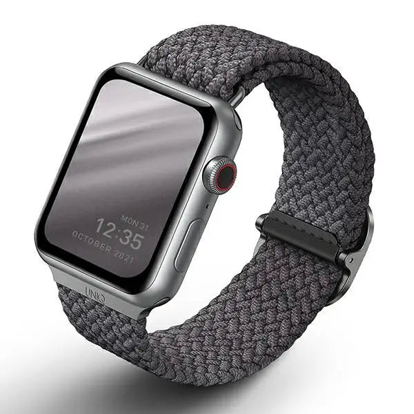 Uniq Aspen Braided Strap for Apple Watch 1/2/3/4/5/6/7/8/SE/SE2 40/38/41mm - Gray - Other cell phone
