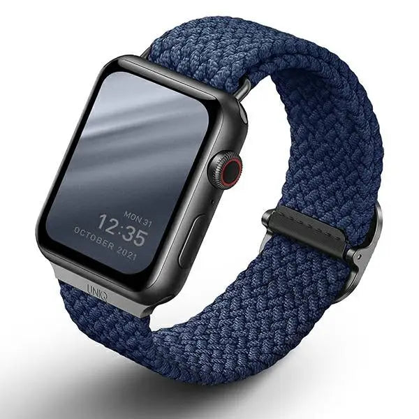 Uniq Aspen Braided Strap for Apple Watch 1/2/3/4/5/6/7/8/SE/SE2 40/38/41mm - Blue - Other cell phone